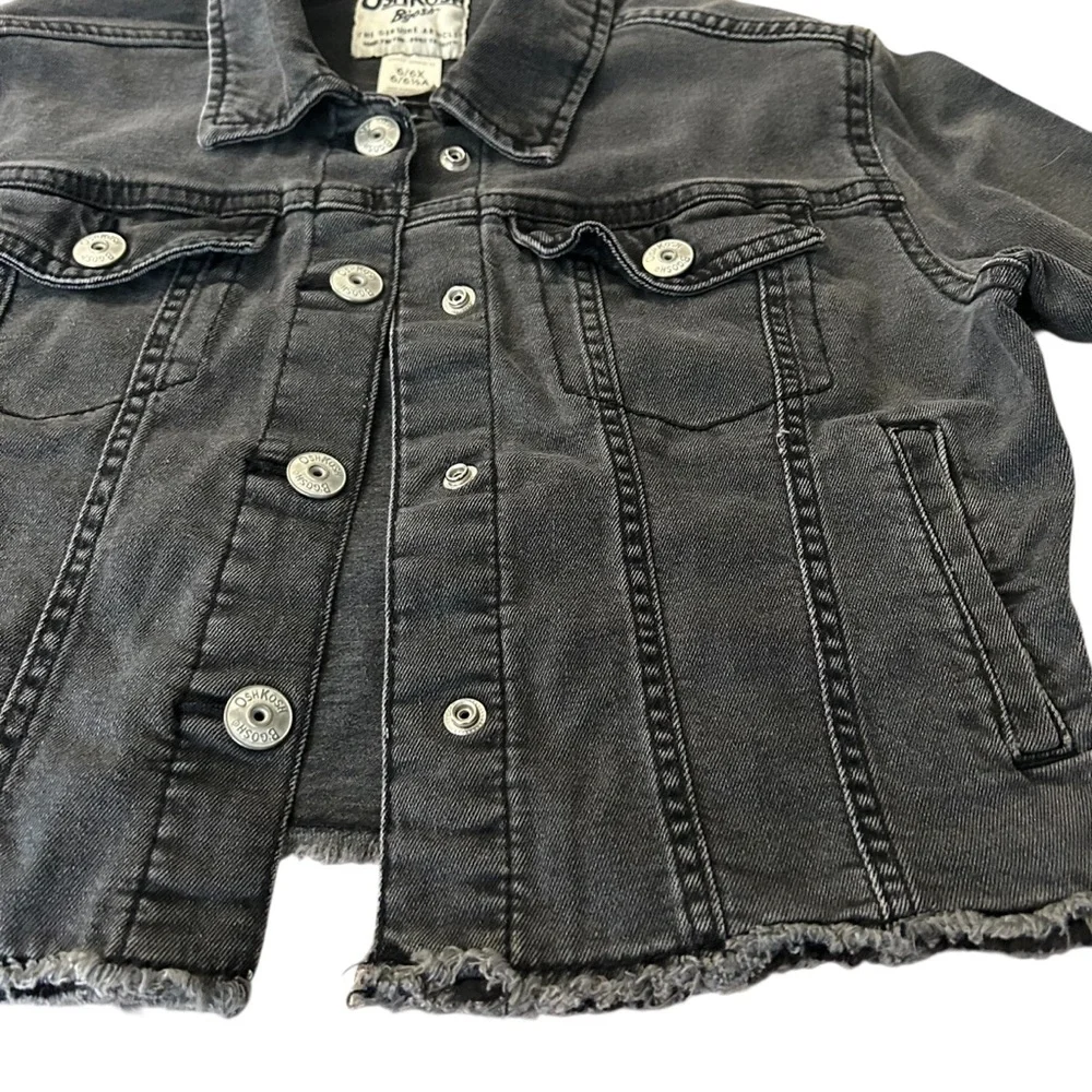 OshKosh Bigosh | Raw Hem Denim Jacket
